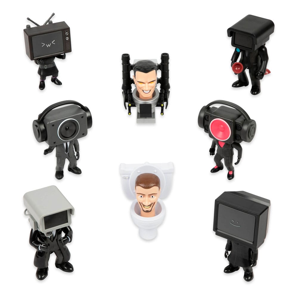 Skibidi Toilet présentoir mini-figurines Series 1 6 cm (24)