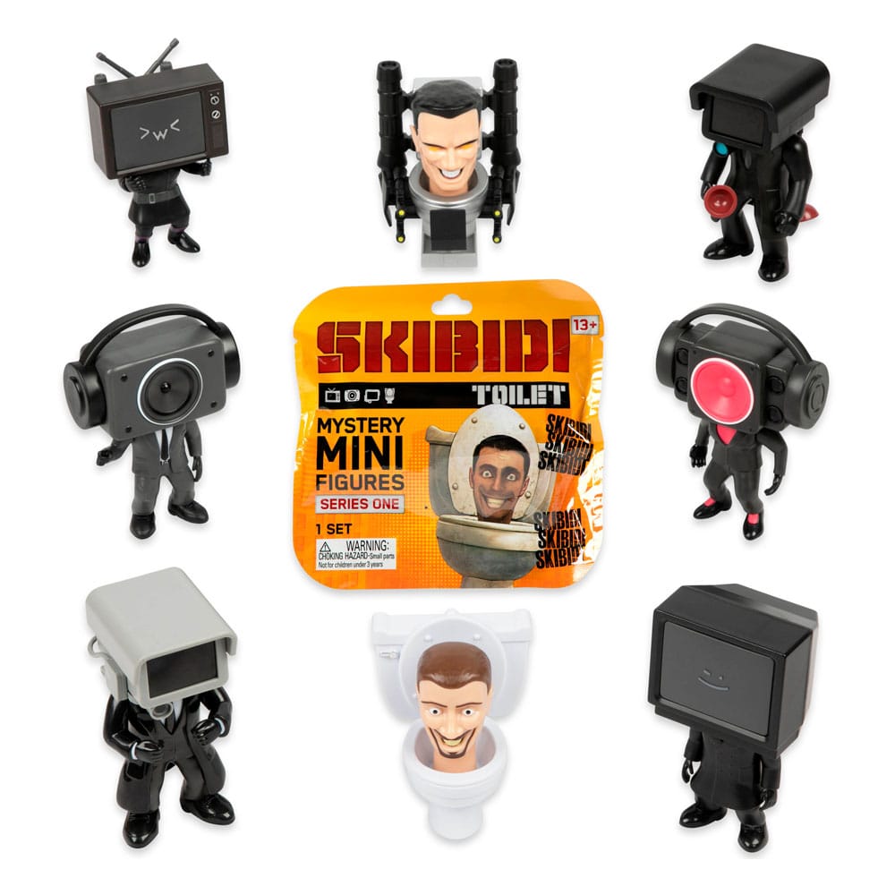 Skibidi Toilet présentoir mini-figurines Series 1 6 cm (24)