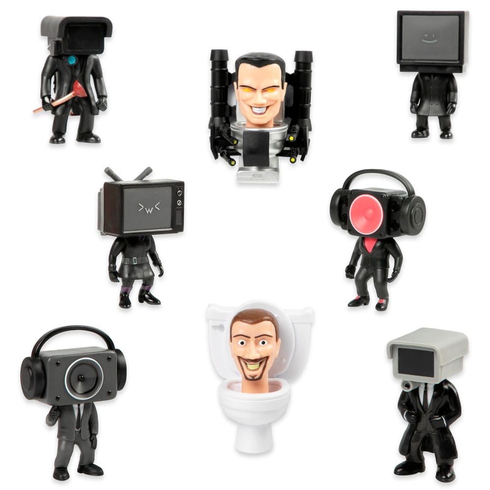 Skibidi Toilet présentoir figurines Series 1 11 cm (9)