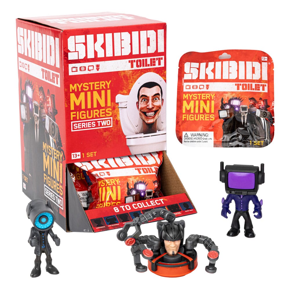 Skibidi Toilet présentoir mini-figurines Series 2 6 cm (24)