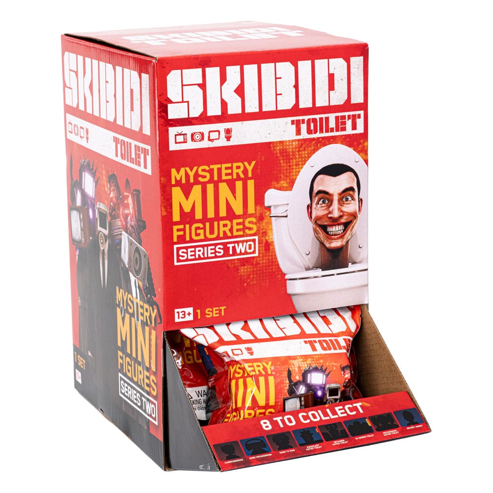 Skibidi Toilet présentoir mini-figurines Series 2 6 cm (24)