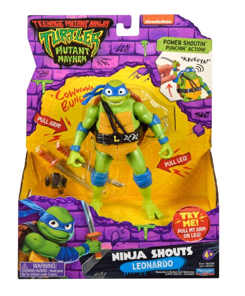 Ninja Turtles: Teenage Years Figurine Ninja Shouts Leonardo 14 cm