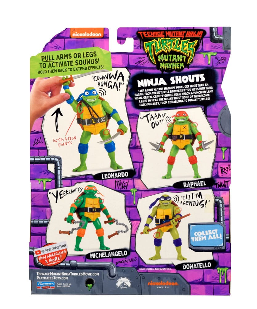 Ninja Turtles: Teenage Years Figurine Ninja Shouts Leonardo 14 cm