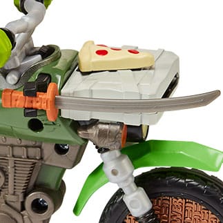 Ninja Turtles : Teenage Years figurine Drive N Kick Leonardo & véhicule 11 cm