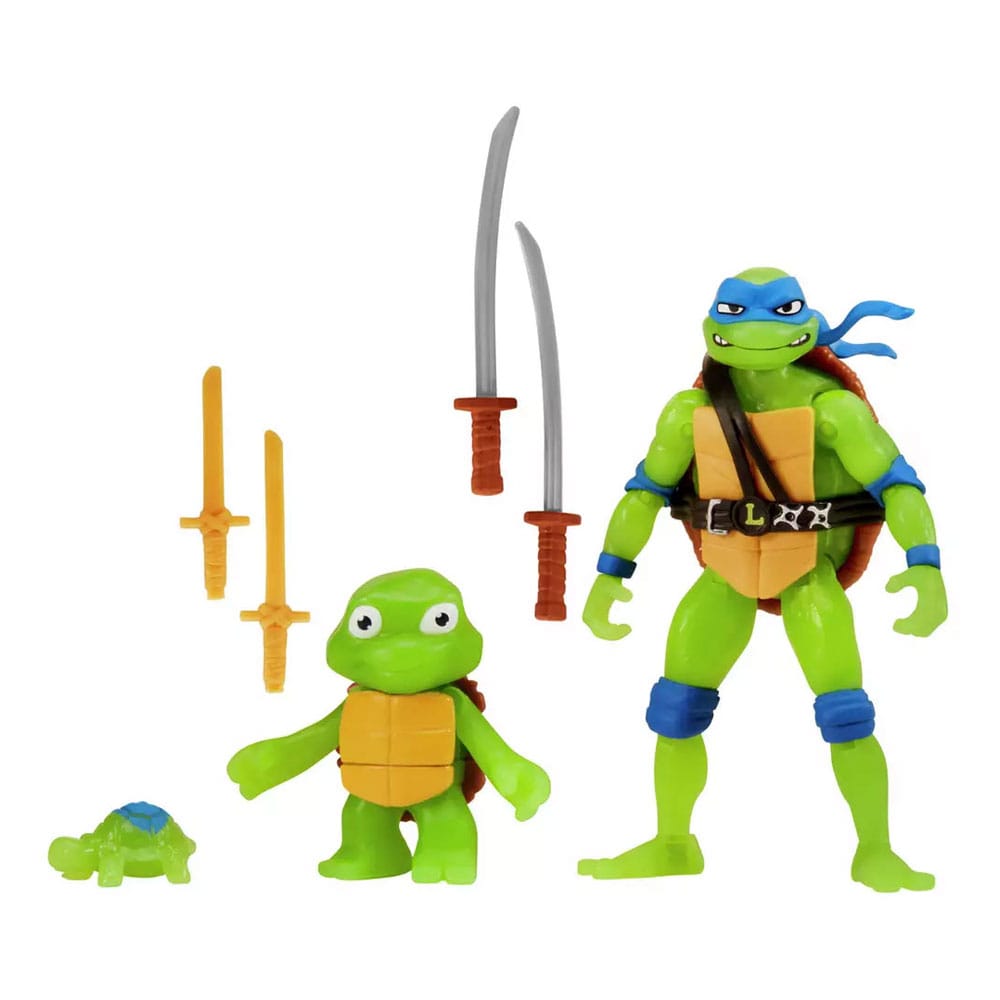 Ninja Turtles : Teenage Years pack 3 figurines Leonardo Evolution 10 cm