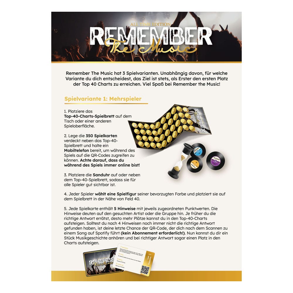 Remember The Music Jeu de plateau *ALLEMAND*