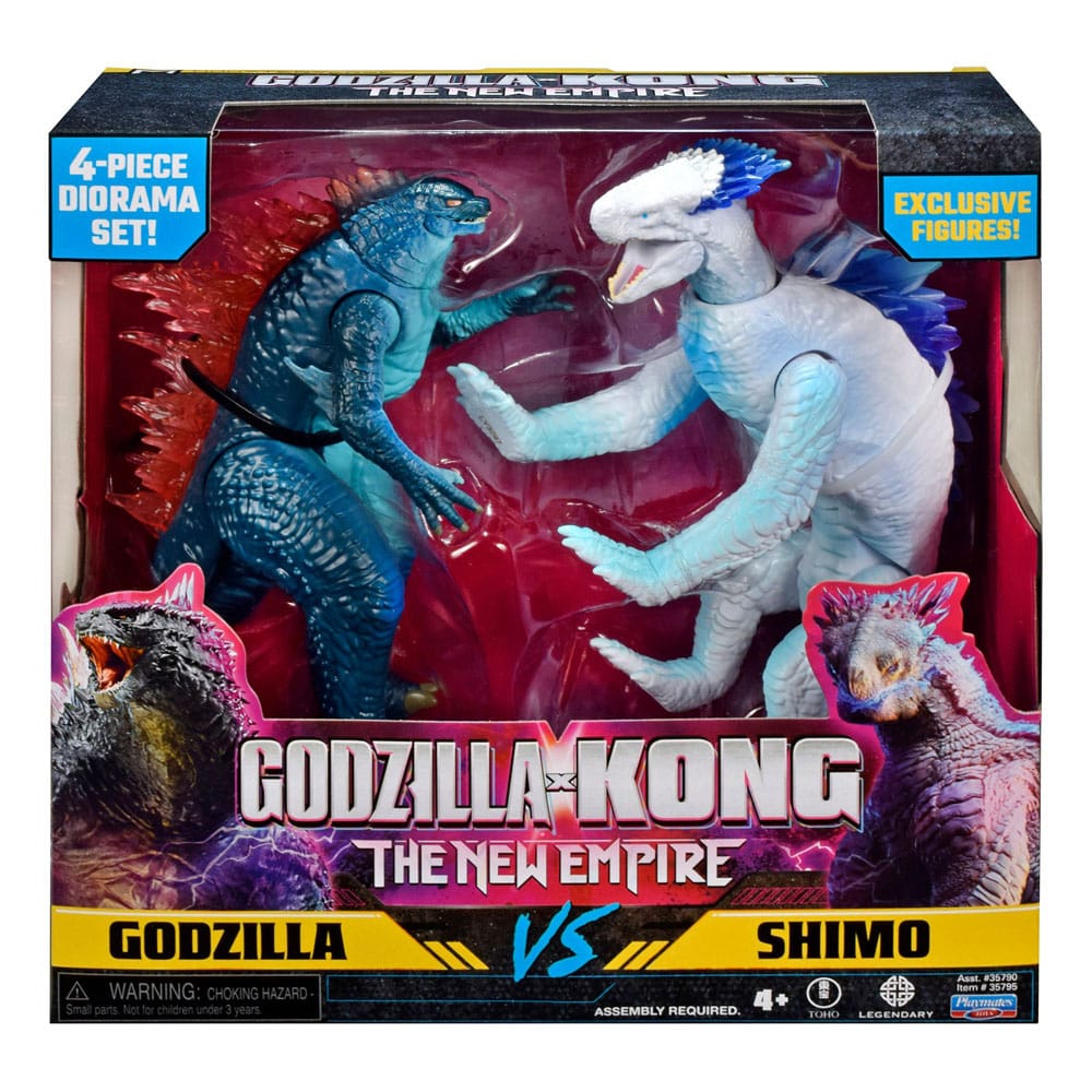 Godzilla x Kong : Le Nouvel Empire Diorama 2-Pack Godzilla vs Shimo 15 cm