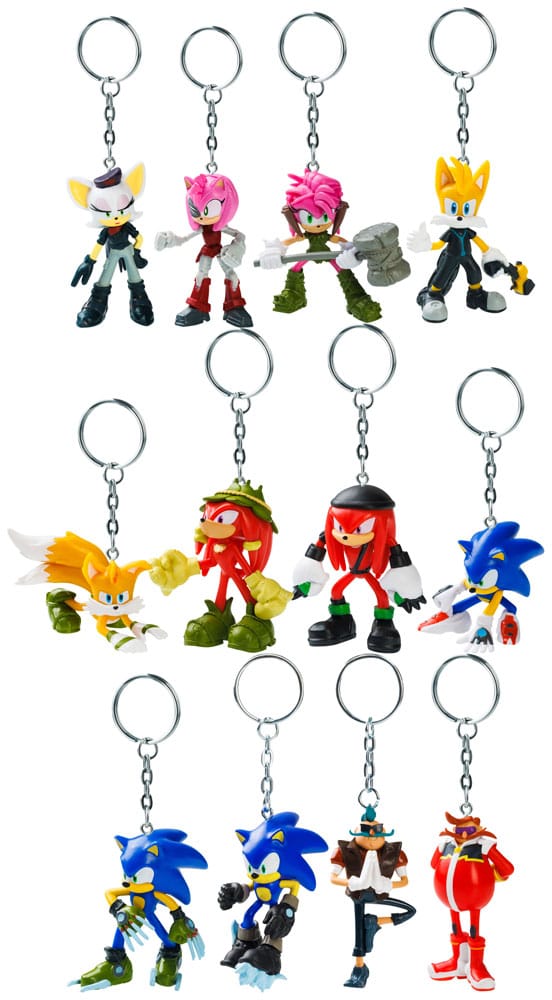 Sonic Prime présentoir porte-clés 7 cm (12)