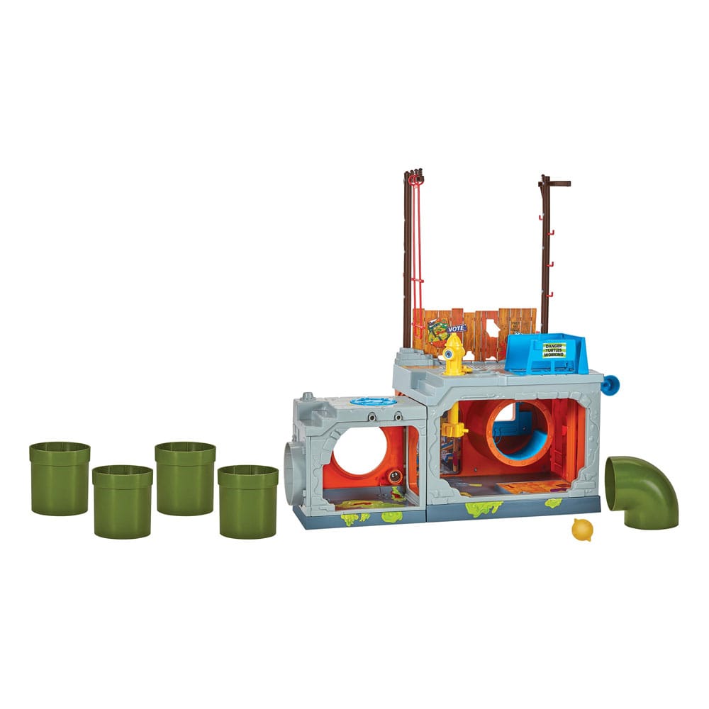 Les Tortues Ninja bâtiment Secret Sewer Lid Playset Mutant Module heo EU Exclusive 30 cm