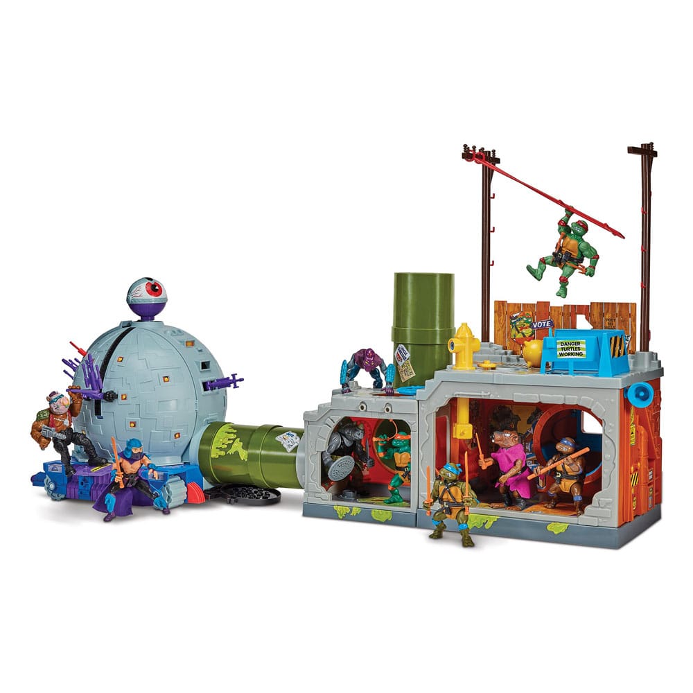 Les Tortues Ninja bâtiment Secret Sewer Lid Playset Mutant Module heo EU Exclusive 30 cm