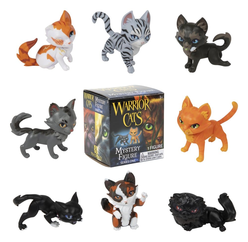Warrior Cats mini figurines présentoir Blind Box Mystery Figures Series 1 6 cm (12)