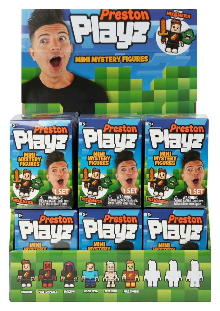 Preston Playz figurines mini Series 1 Blind Box Display (12)