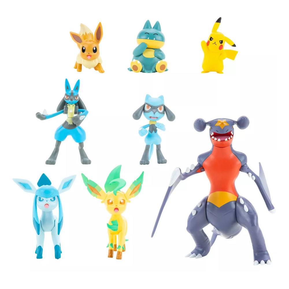 Pokémon pack 8 figurines Battle Sinnoh Region 5-11 cm