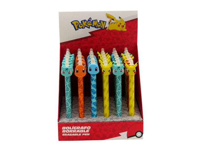 Pokémon - Set de 4 stylos effacables