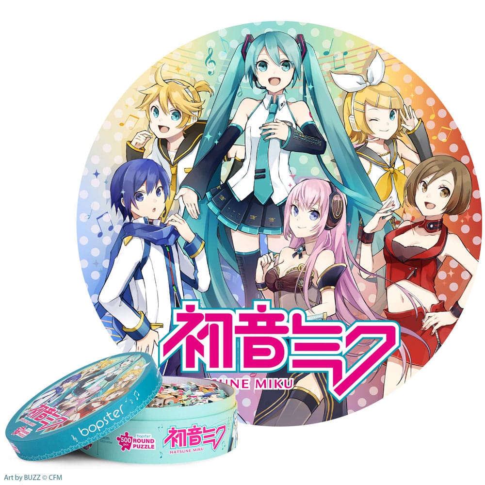 Hatsune Miku puzzle rond 500 pièces