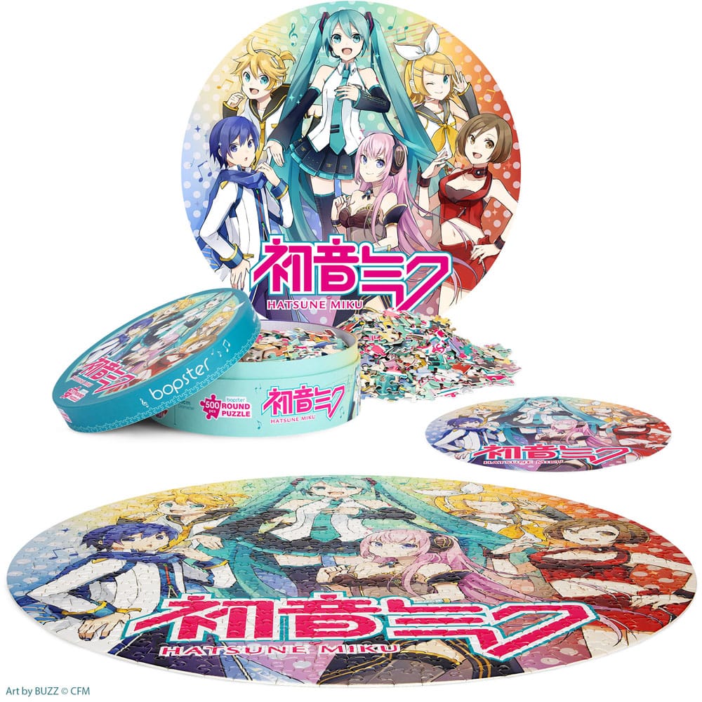 Hatsune Miku puzzle rond 500 pièces