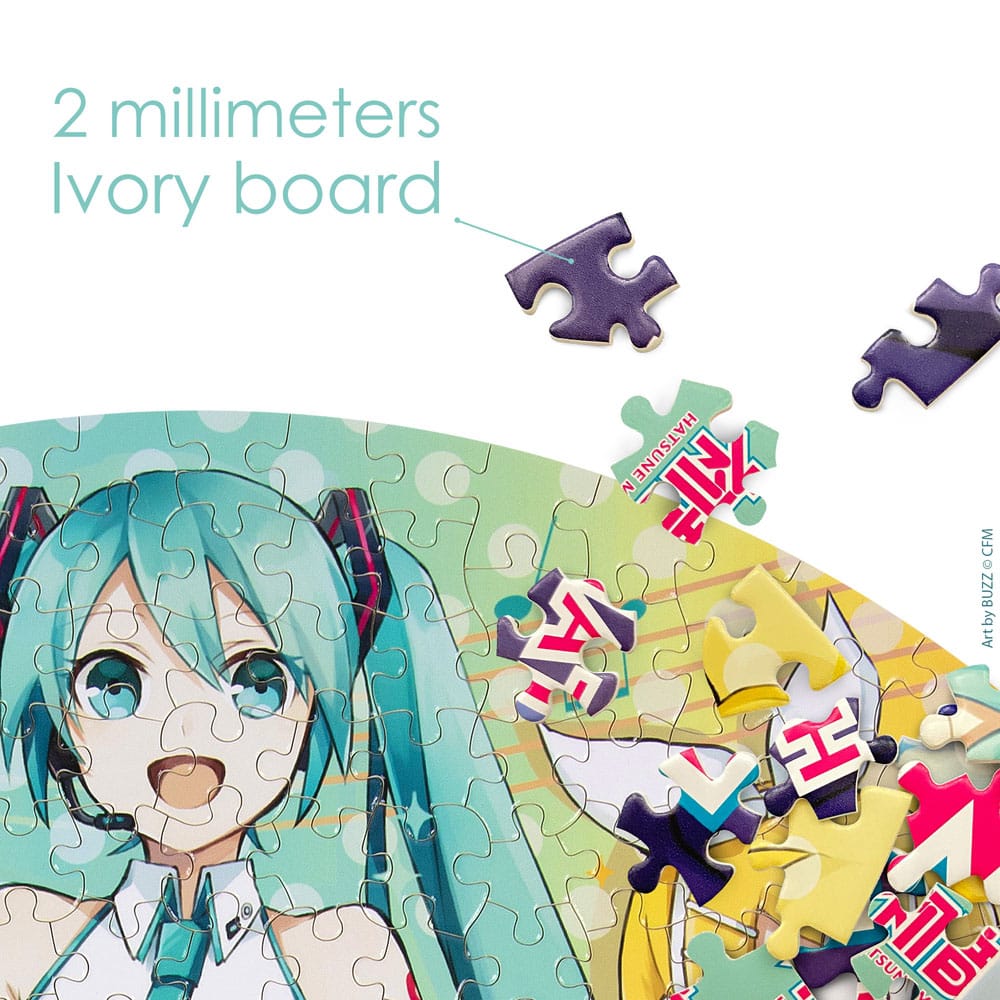 Hatsune Miku puzzle rond 500 pièces