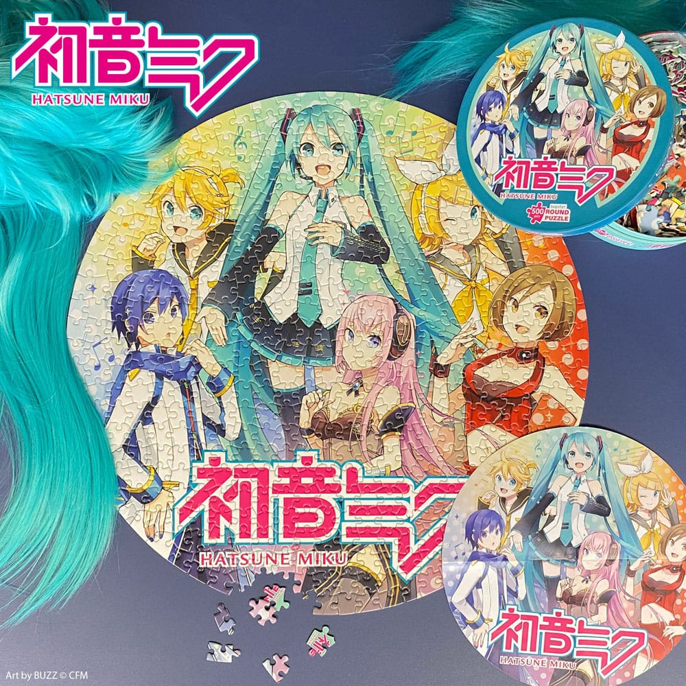 Hatsune Miku puzzle rond 500 pièces