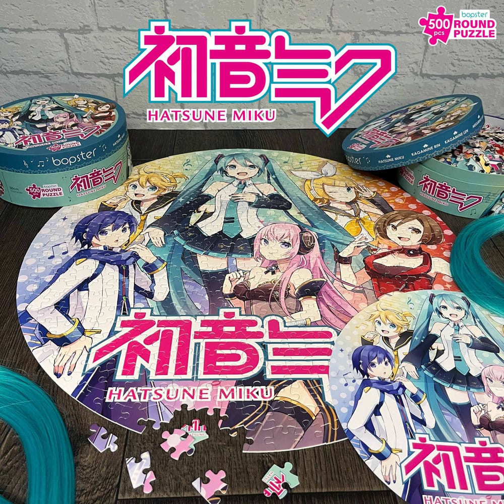 Hatsune Miku puzzle rond 500 pièces