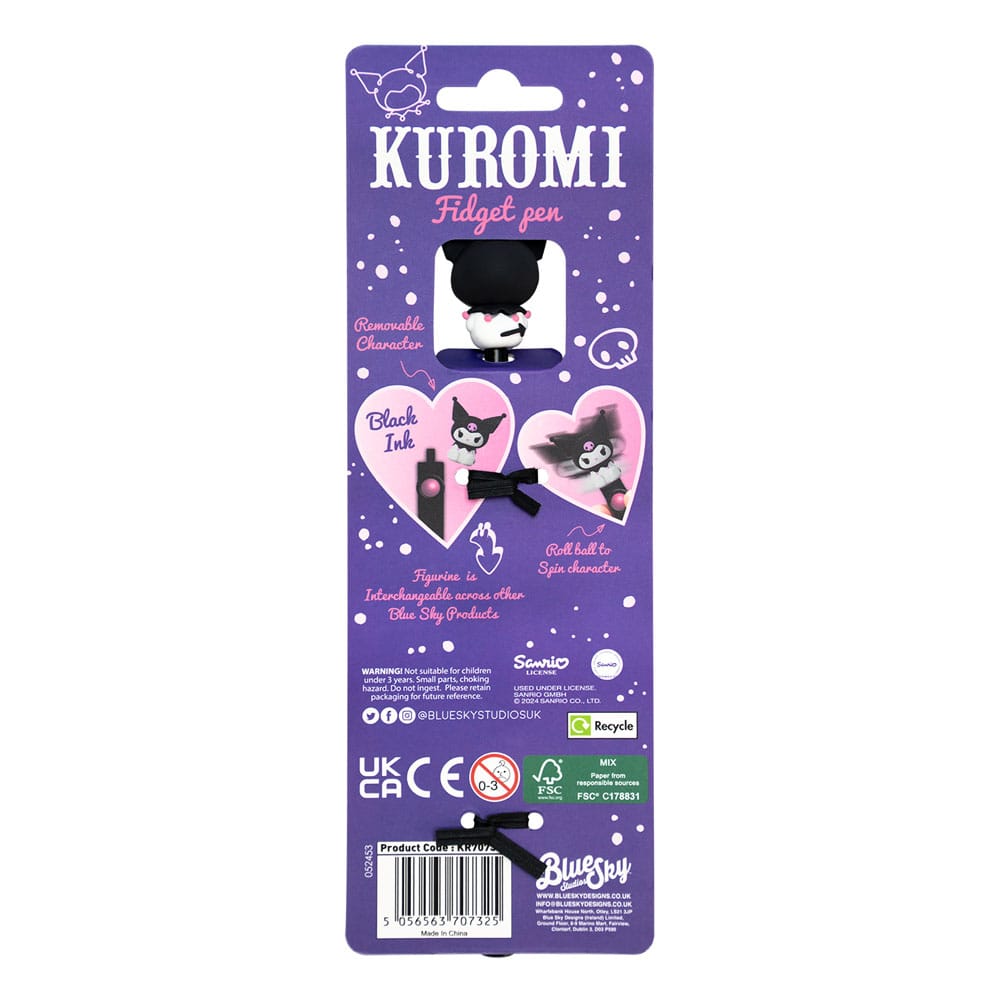 Sanrio stylo à bille Fidget Kuromi