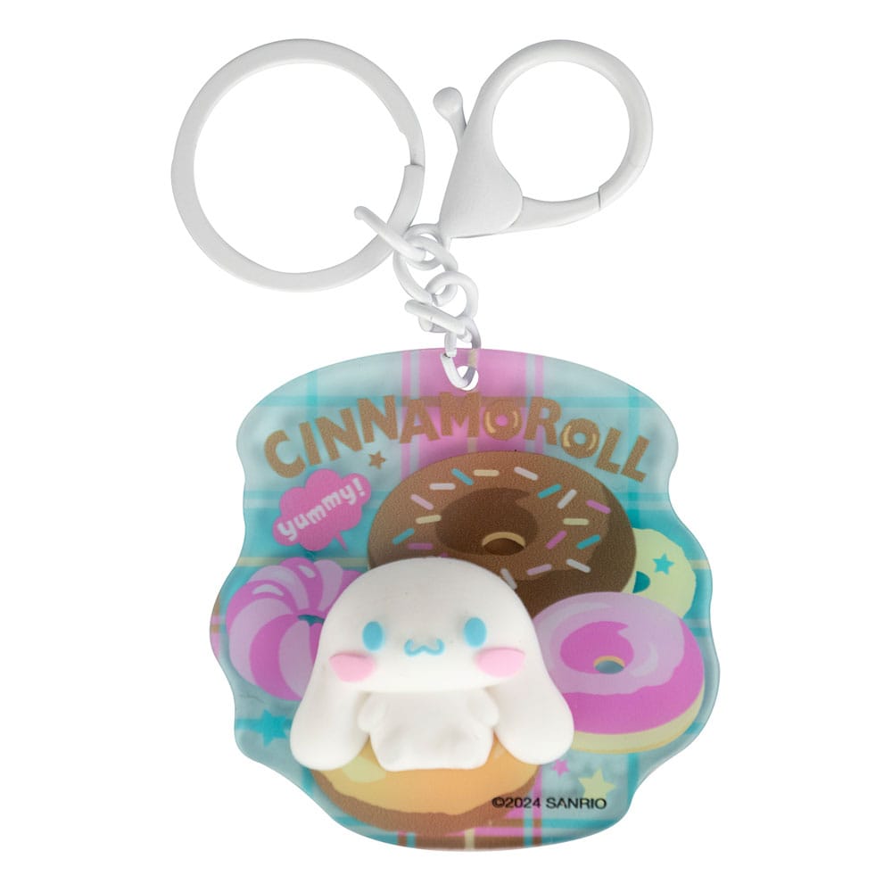 Sanrio porte-clés 3D acrylique Cinnamoroll