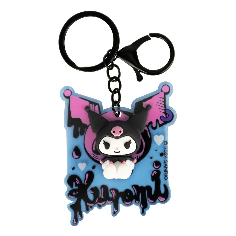 Sanrio porte-clés 3D acrylique Kuromi