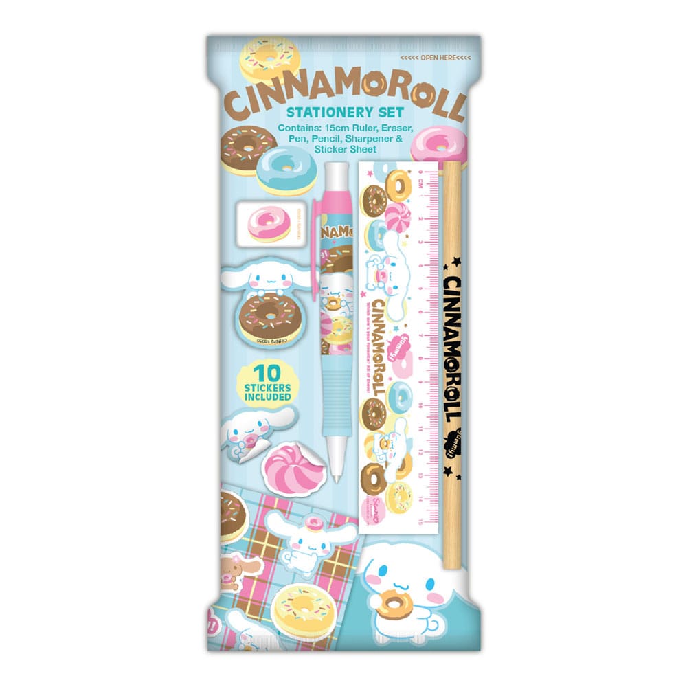 Sanrio set d'écriture 6 pièces Cinnamoroll