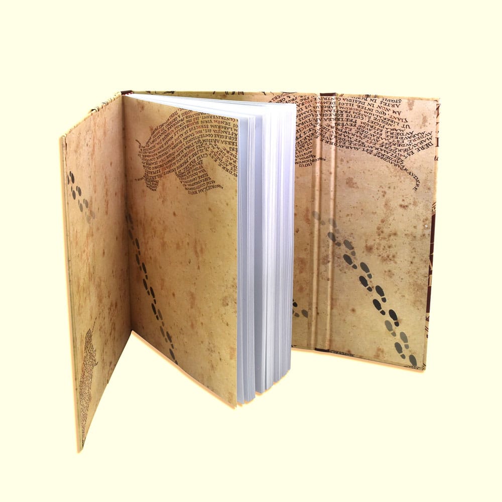Harry Potter bloc-notes magnétique A5 Carte du Maraudeur