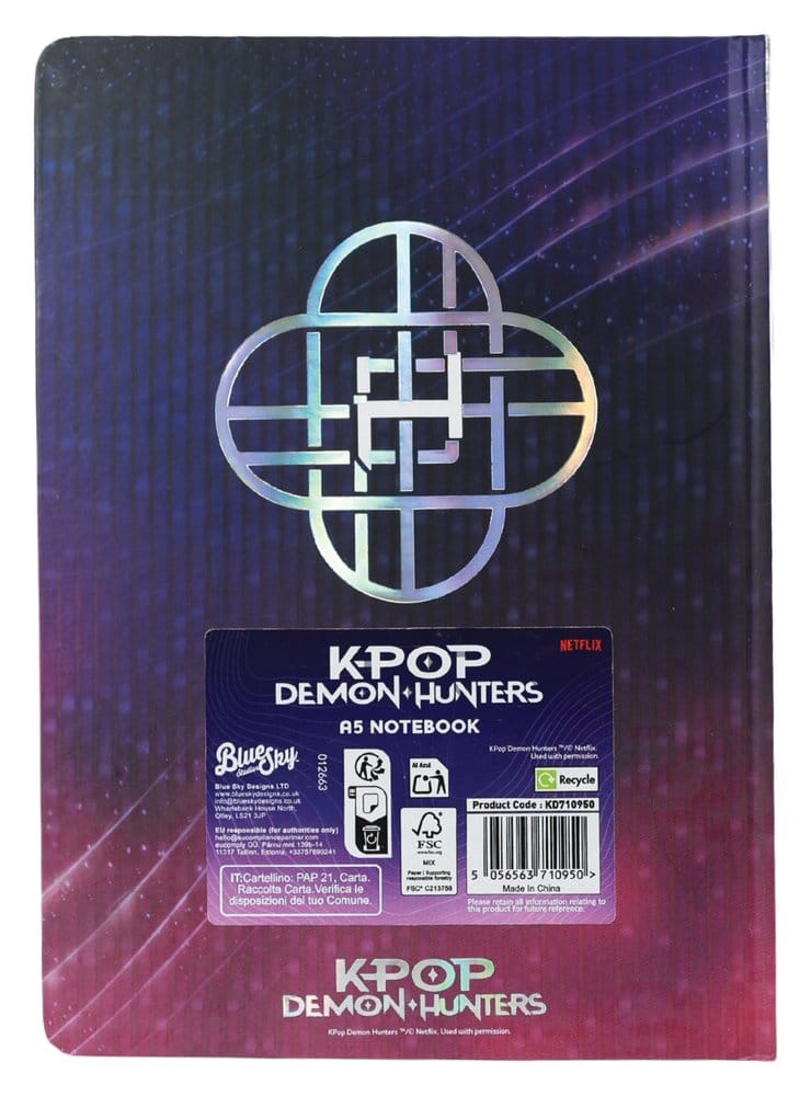KPop Demon Hunters bloc-notes A5 Huntr/x