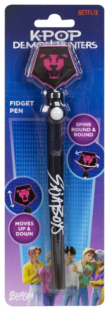 KPop Demon Hunters stylo à bille Fidget Saja Boys
