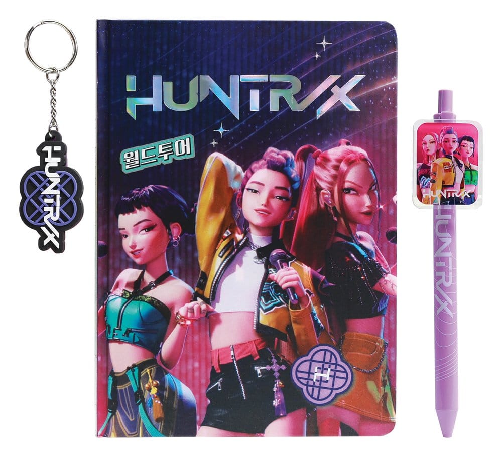 KPop Demon Hunters set cadeau bloc-notes Huntr/x