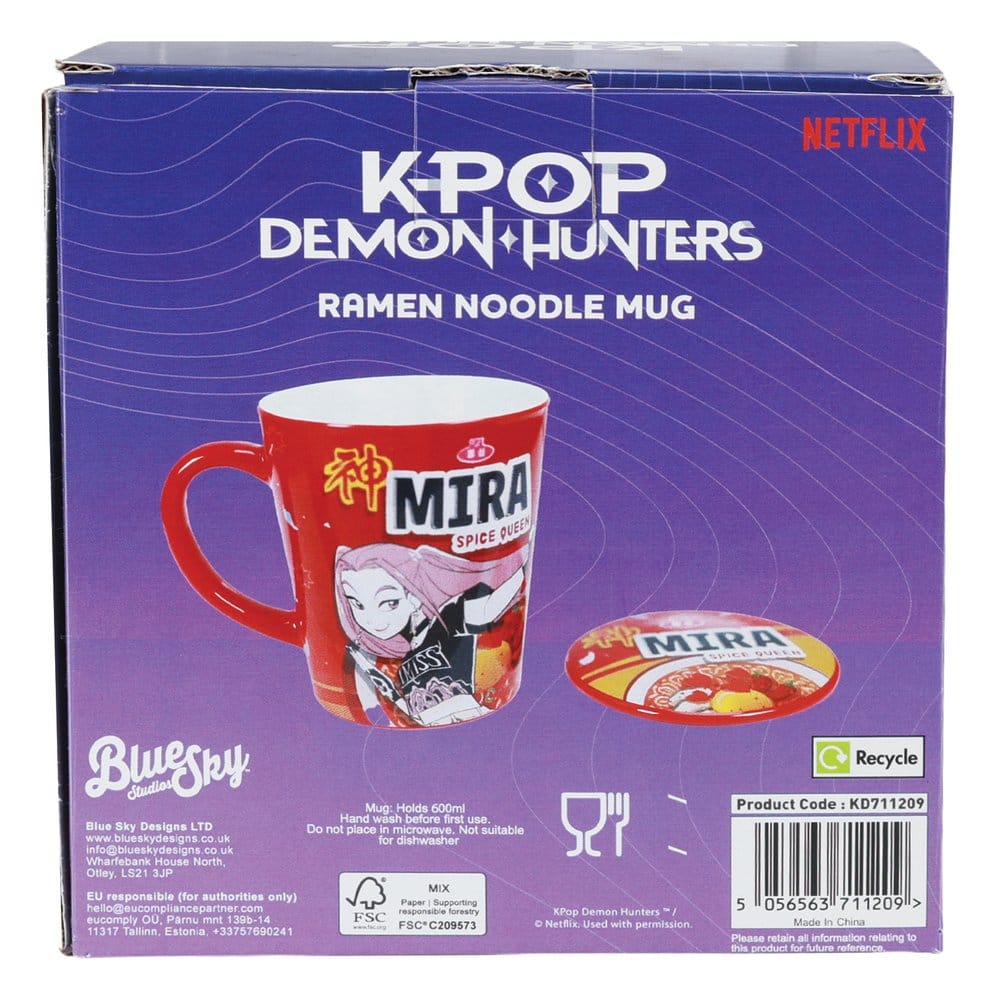 Kpop Demon Hunters mug avec couvercle Huntr/x Ramen