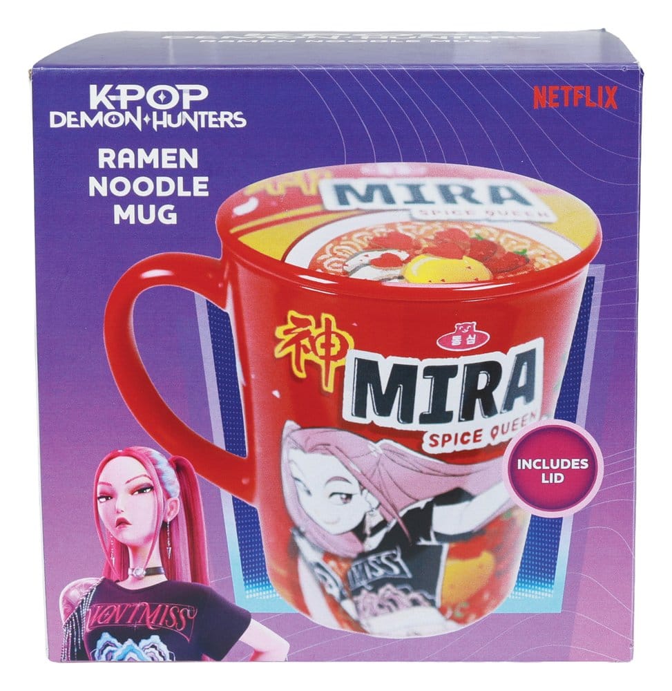 Kpop Demon Hunters mug avec couvercle Huntr/x Ramen