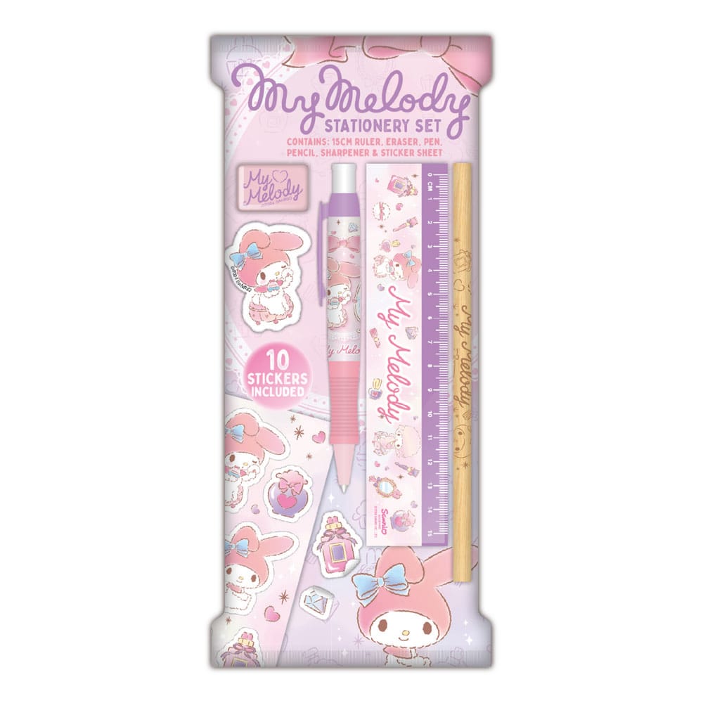 Sanrio set d'écriture 6 pièces My Melody