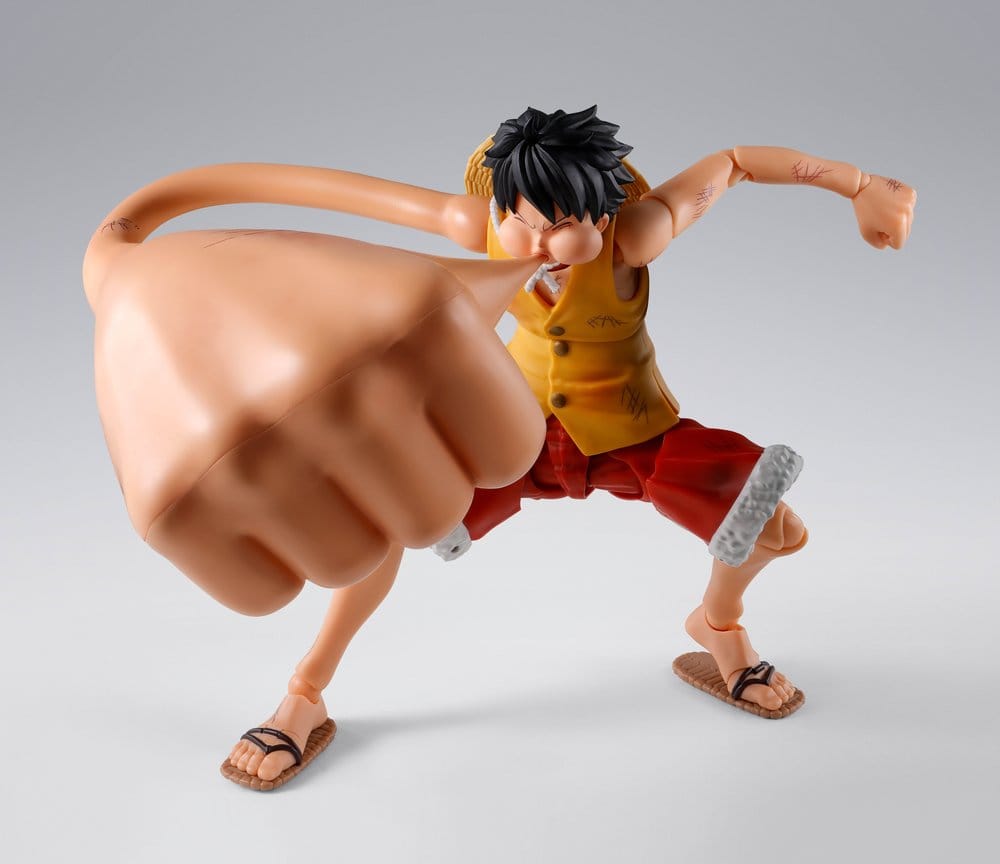One Piece accessoires S.H. Figuarts Monkey D. Luffy -Marineford- "Gear Three" 17 cm