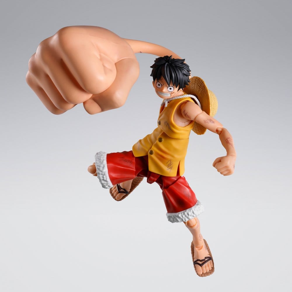 One Piece accessoires S.H. Figuarts Monkey D. Luffy -Marineford- "Gear Three" 17 cm