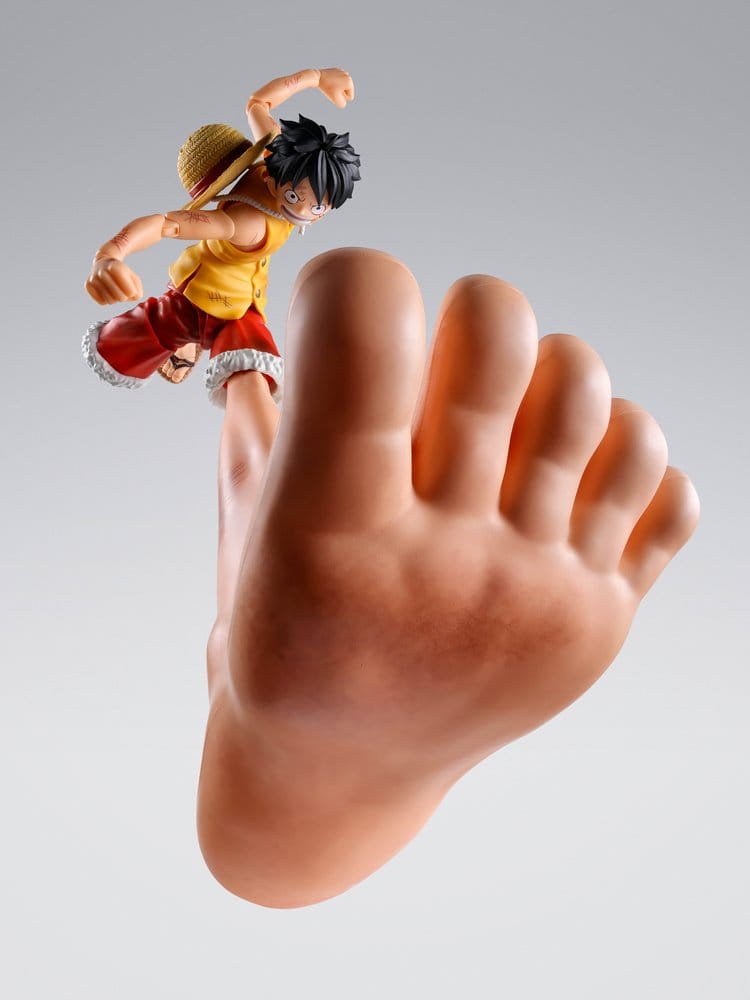 One Piece accessoires S.H. Figuarts Monkey D. Luffy -Marineford- "Gear Three" 17 cm
