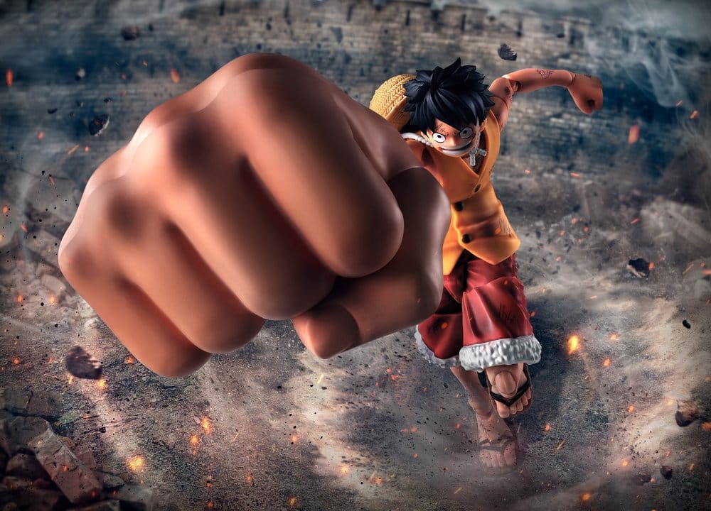 One Piece accessoires S.H. Figuarts Monkey D. Luffy -Marineford- "Gear Three" 17 cm