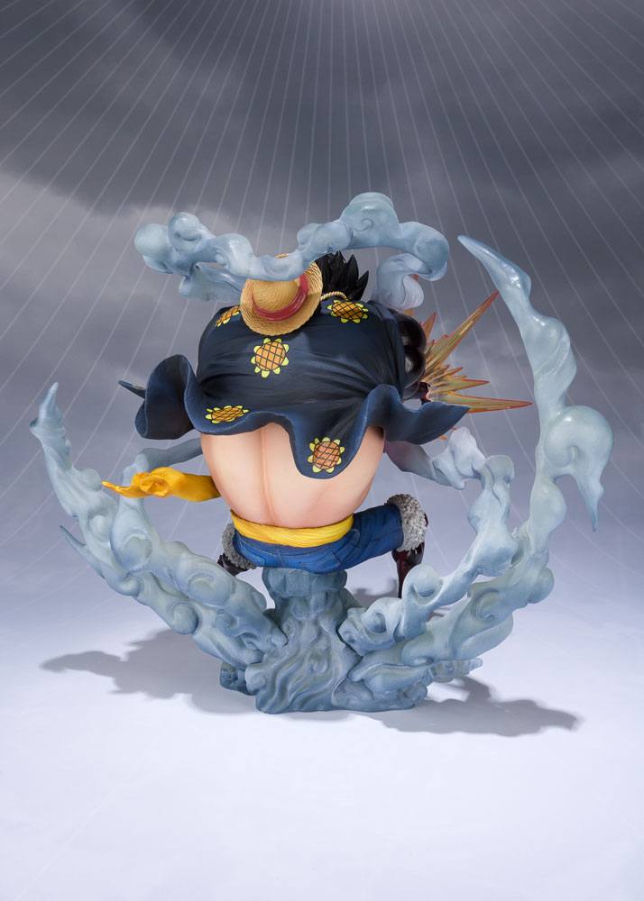 One Piece statuette PVC FiguartsZERO Monkey D. Luffy Gear 4 Leo Bazooka Reissue 18 cm
