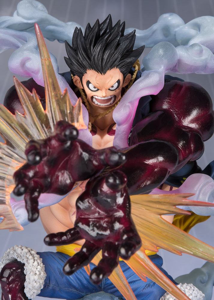 One Piece statuette PVC FiguartsZERO Monkey D. Luffy Gear 4 Leo Bazooka Reissue 18 cm