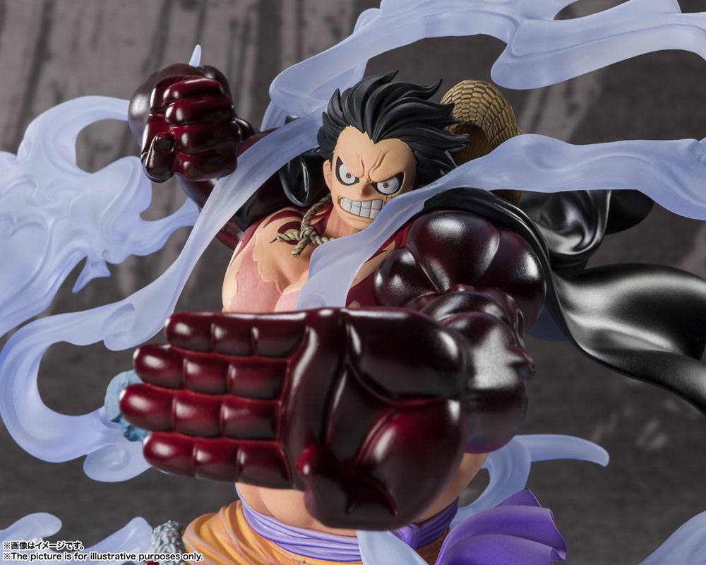 One Piece statuette PVC FiguartsZERO Extra Battle Monkey D. Luffy Gear 4 Battle of Monsters on Onigashima 21 cm