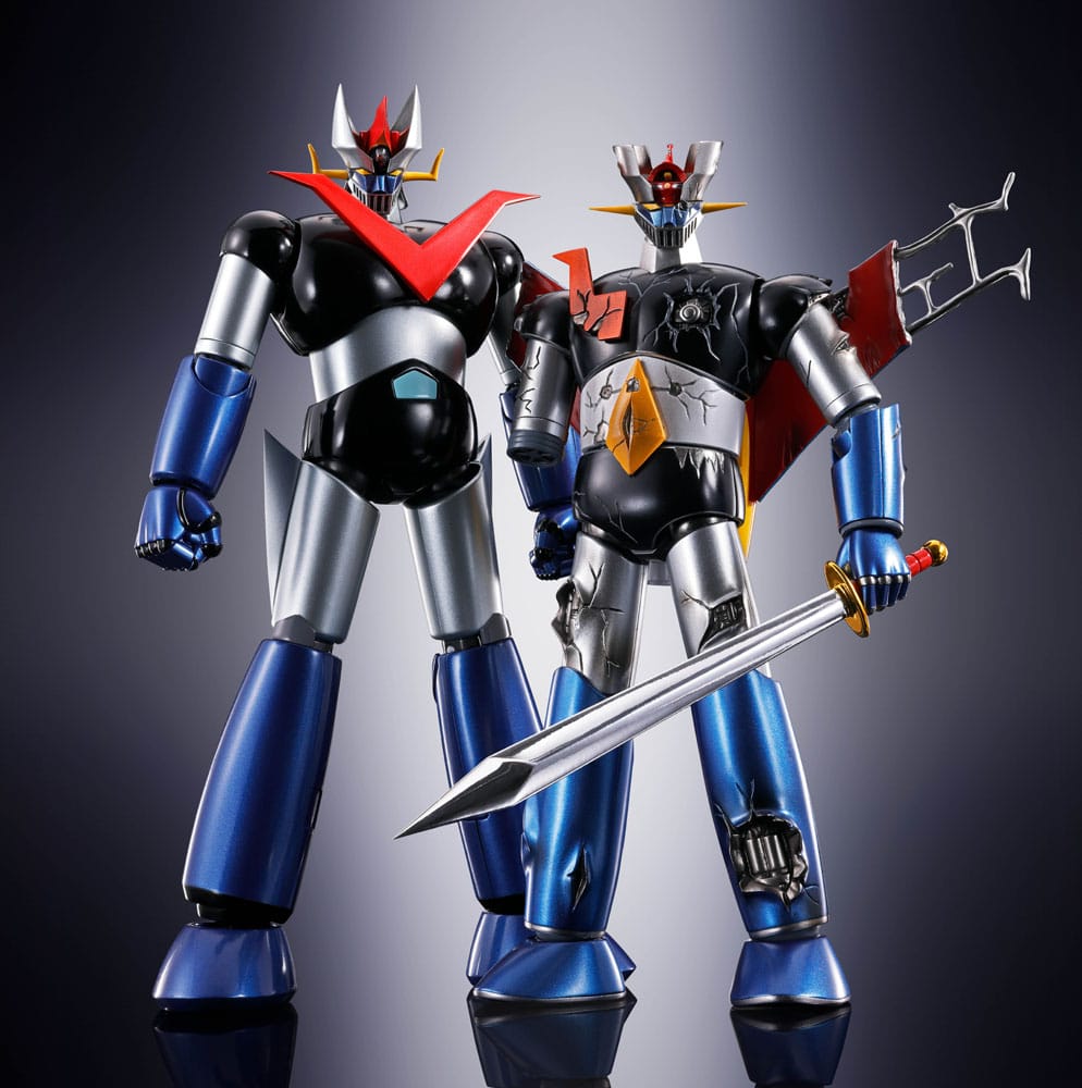 Great Mazinger figurine Diecast Soul of Chogokin GX-105D Great Mazinger Z Kakumei Shinka Damage Ver. 17 cm