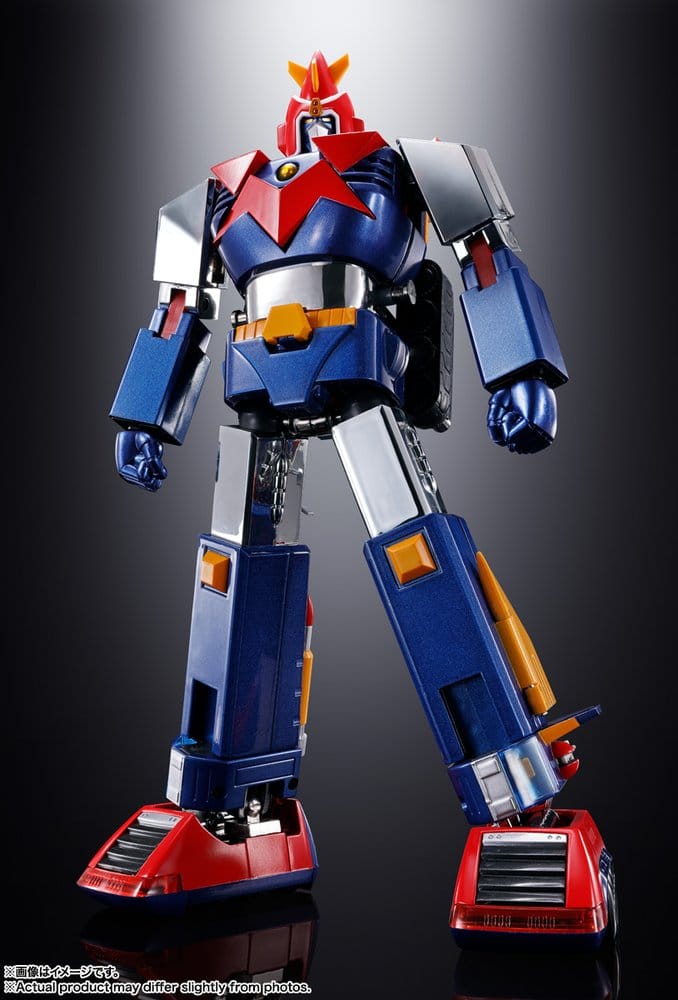 Super Electromagnetic Machine Voltes V figurine Diecast Soul of Chogokin GX-31SP Chodenji Machine Voltes V Chogokin 50th Ver. 25 cm