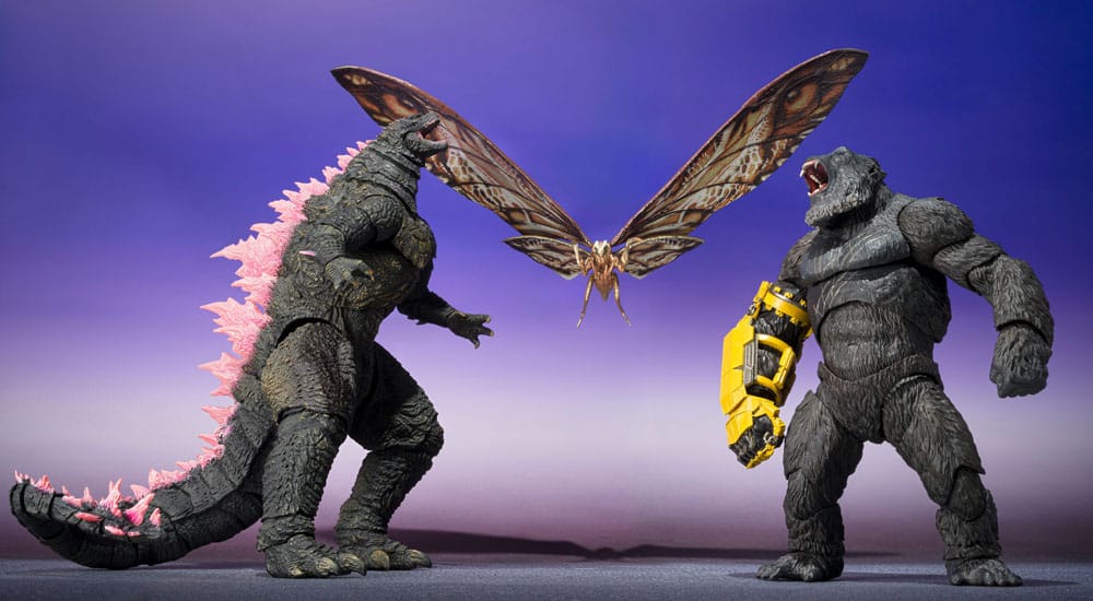 Godzilla x Kong: The New Empire Pack 2 figurines S.H. Monster Arts Suko & Mothra