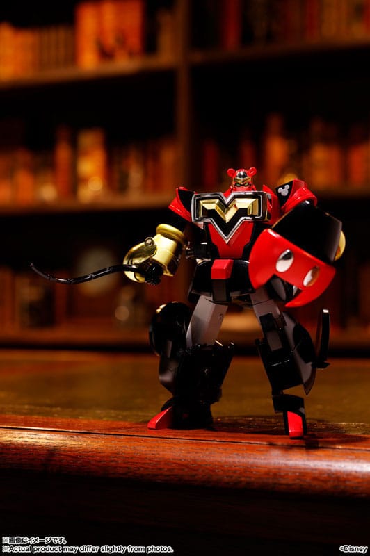 Disney figurine Diecast Soul of Chogokin Super Change Mickey Mouse by Kunio Okawara 13 cm