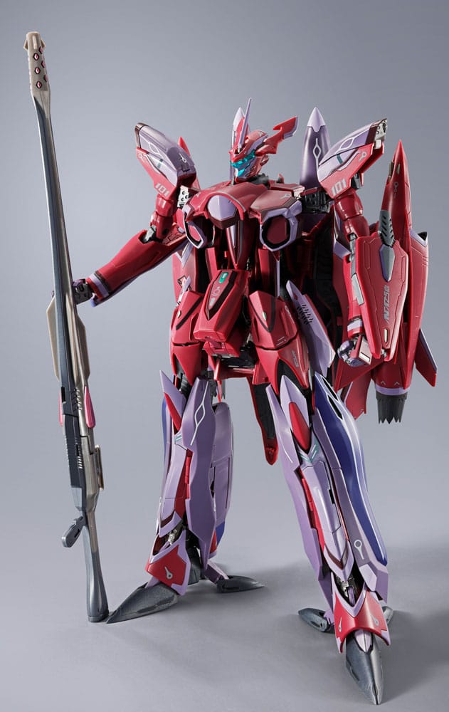 Macross Frontier figurine DX Chogokin VF-27 Gamma SP Super Lucifer Valkyrie Brera Sterne use Revival Ver. 25 cm