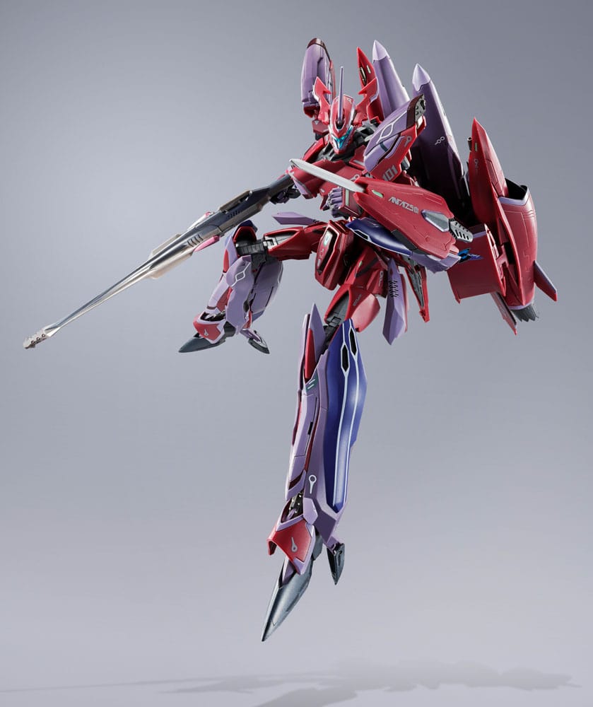 Macross Frontier figurine DX Chogokin VF-27 Gamma SP Super Lucifer Valkyrie Brera Sterne use Revival Ver. 25 cm
