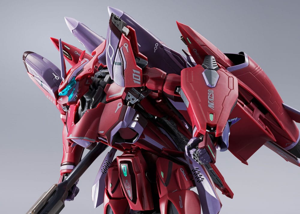 Macross Frontier figurine DX Chogokin VF-27 Gamma SP Super Lucifer Valkyrie Brera Sterne use Revival Ver. 25 cm