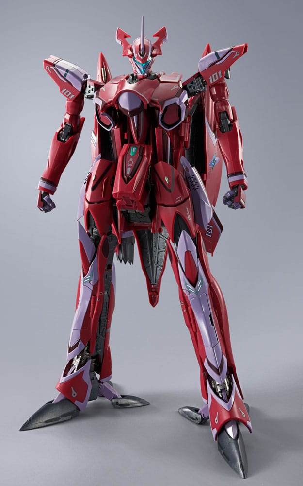 Macross Frontier figurine DX Chogokin VF-27 Gamma SP Super Lucifer Valkyrie Brera Sterne use Revival Ver. 25 cm