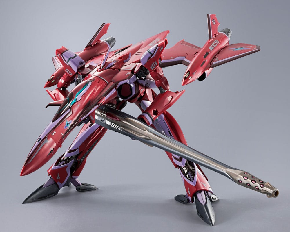 Macross Frontier figurine DX Chogokin VF-27 Gamma SP Super Lucifer Valkyrie Brera Sterne use Revival Ver. 25 cm
